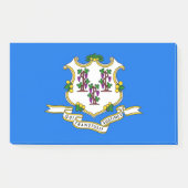 Post-it® Notes avec le drapeau du Connecticut, États-Unis (Devant)