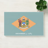 Post-it® Notes avec le drapeau du Delaware, USA (Bureau)