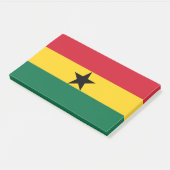 Post-it® Notes avec le drapeau du Ghana (Incliné)