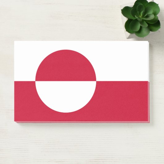 Post-it® Notes avec le drapeau du Groenland (Bureau)