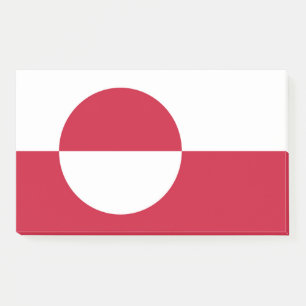 Post-it® Notes avec le drapeau du Groenland