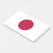 Post-it® Notes avec le drapeau du Japon (Incliné)