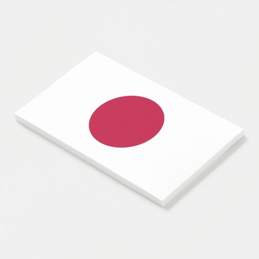 Post-it® Notes avec le drapeau du Japon (Incliné)