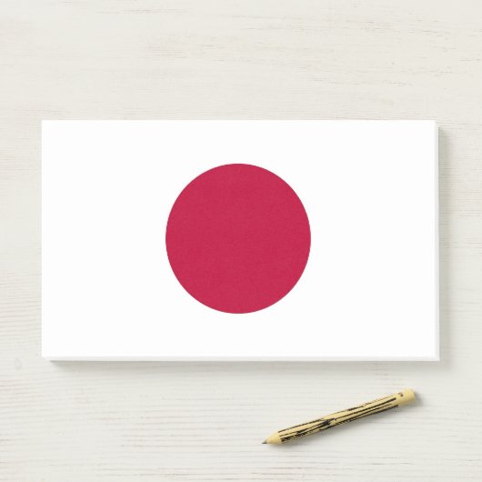Post-it® Notes avec le drapeau du Japon (Sur un bureau)