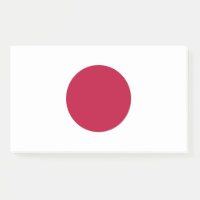 Notes avec le drapeau du Japon