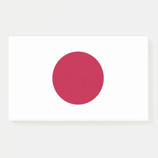 Post-it® Notes avec le drapeau du Japon (Devant)