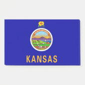 Post-it® Notes avec le drapeau du Kansas, États-Unis (Devant)