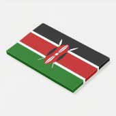 Post-it® Notes avec le drapeau du Kenya design (Incliné)