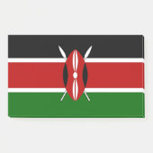 Post-it® Notes avec le drapeau du Kenya design (Devant)
