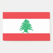 Post-it® Notes avec le drapeau du Liban (Devant)