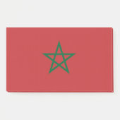 Post-it® Notes avec le drapeau du Maroc (Devant)