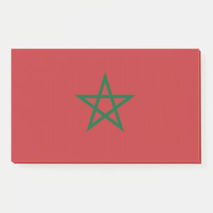 Post-it® Notes avec le drapeau du Maroc