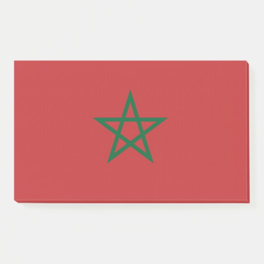 Post-it® Notes avec le drapeau du Maroc (Devant)