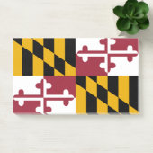 Post-it® Notes avec le drapeau du Maryland, USA (Bureau)