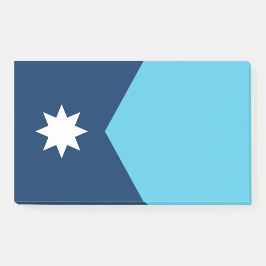 Post-it® Notes avec le drapeau du Minnesota, USA (Devant)