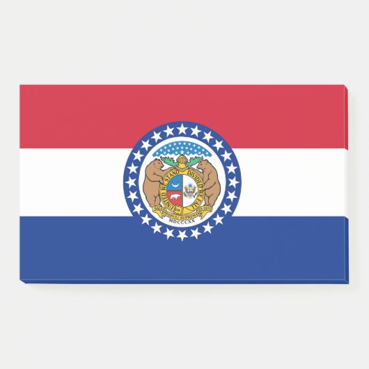 Post-it® Notes avec le drapeau du Missouri, USA (Devant)