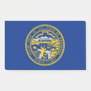Post-it® Notes avec le drapeau du Nebraska, USA