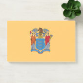Post-it® Notes avec le drapeau du New Jersey, USA (Bureau)