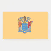 Post-it® Notes avec le drapeau du New Jersey, USA (Devant)