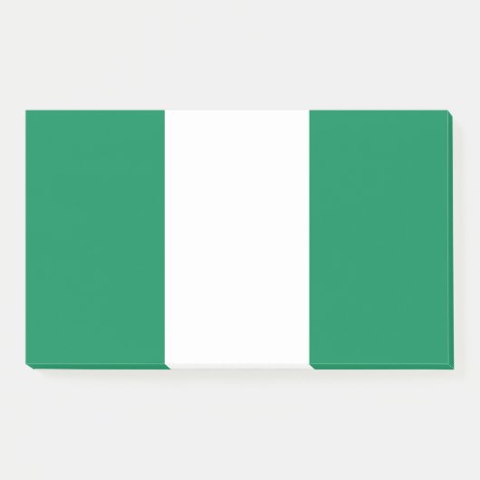 Post-it® Notes avec le drapeau du Nigeria (Devant)