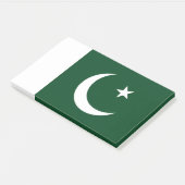 Post-it® Notes avec le drapeau du Pakistan (Incliné)