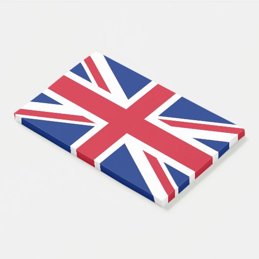 Post-it® Notes avec le drapeau du Royaume-Uni (Incliné)