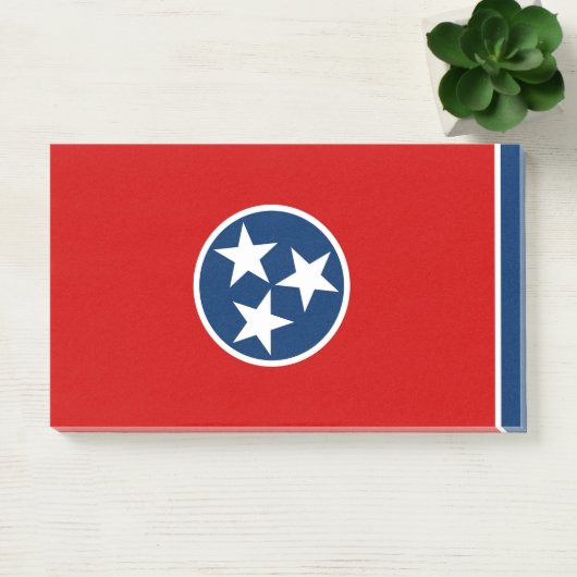 Post-it® Notes avec le drapeau du Tennessee, USA (Bureau)