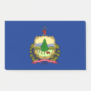 Post-it® Notes avec le drapeau du Vermont, États-Unis