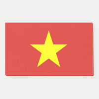 Notes avec le drapeau du Vietnam