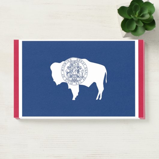 Post-it® Notes avec le drapeau du Wyoming, USA (Bureau)