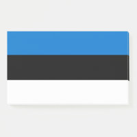 Notes avec le drapeau estonien