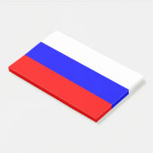 Post-it® Notes avec le drapeau russe (Incliné)