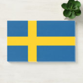 Post-it® Notes avec le drapeau suédois (Bureau)