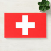 Post-it® Notes avec le drapeau suisse (Bureau)