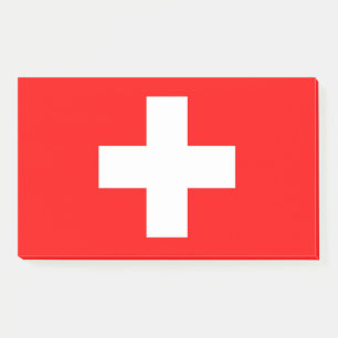 Post-it® Notes avec le drapeau suisse