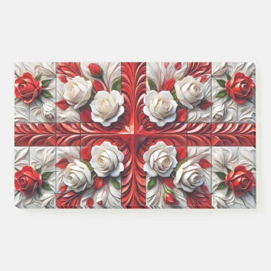 Post-it® Notes avec le Rose anglais (Devant)