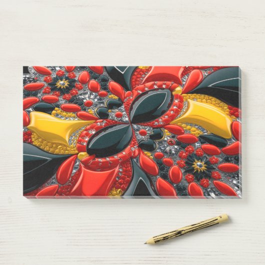 Post-it® Notes avec les couleurs allemandes (Sur un bureau)