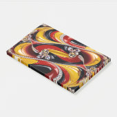 Post-it® Notes avec les couleurs belges (Incliné)