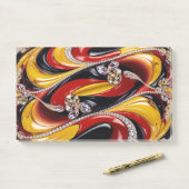 Post-it® Notes avec les couleurs belges (Sur un bureau)