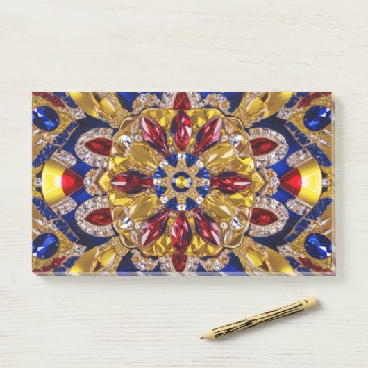 Post-it® Notes avec les couleurs de Colombie (Sur un bureau)