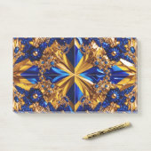 Post-it® Notes avec les couleurs suédoises (Sur un bureau)