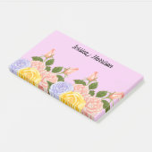 Post-It Notes avec nom personnalisé (Incliné)