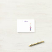 Post-It Notes avec Polly le pinceau (Sur un bureau)