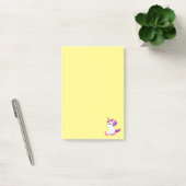 Post-it Notes avec une jolie licorne avec lunettes (Bureau)