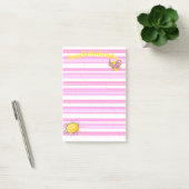 Post-it® Notes Bandes Roses Papillon Soleil (Bureau)