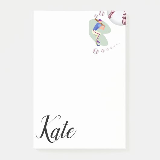 Post-it Notes Baseball (Devant)