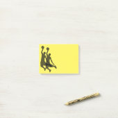 Post-it-Notes-Basketball Post-it Notes (Sur un bureau)