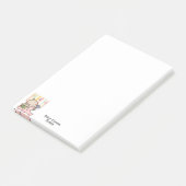 Post-it® Notes Bébé Fille Rayure  (Incliné)