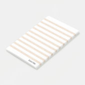 Post-it® Notes Beige & Blanche Rayure (Incliné)