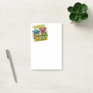 Post-it® Notes Bêtes de données grincheuses